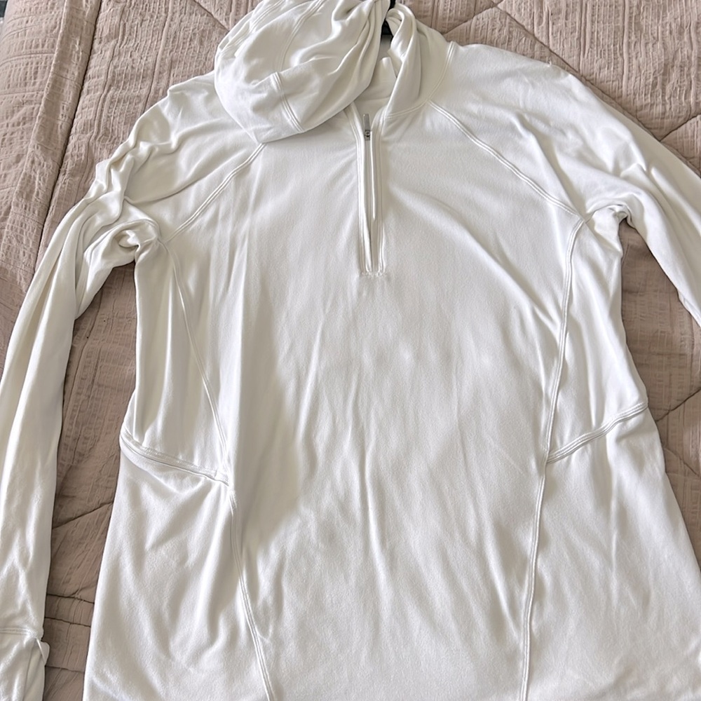 Lululemon Pullover White Jacket, Size M